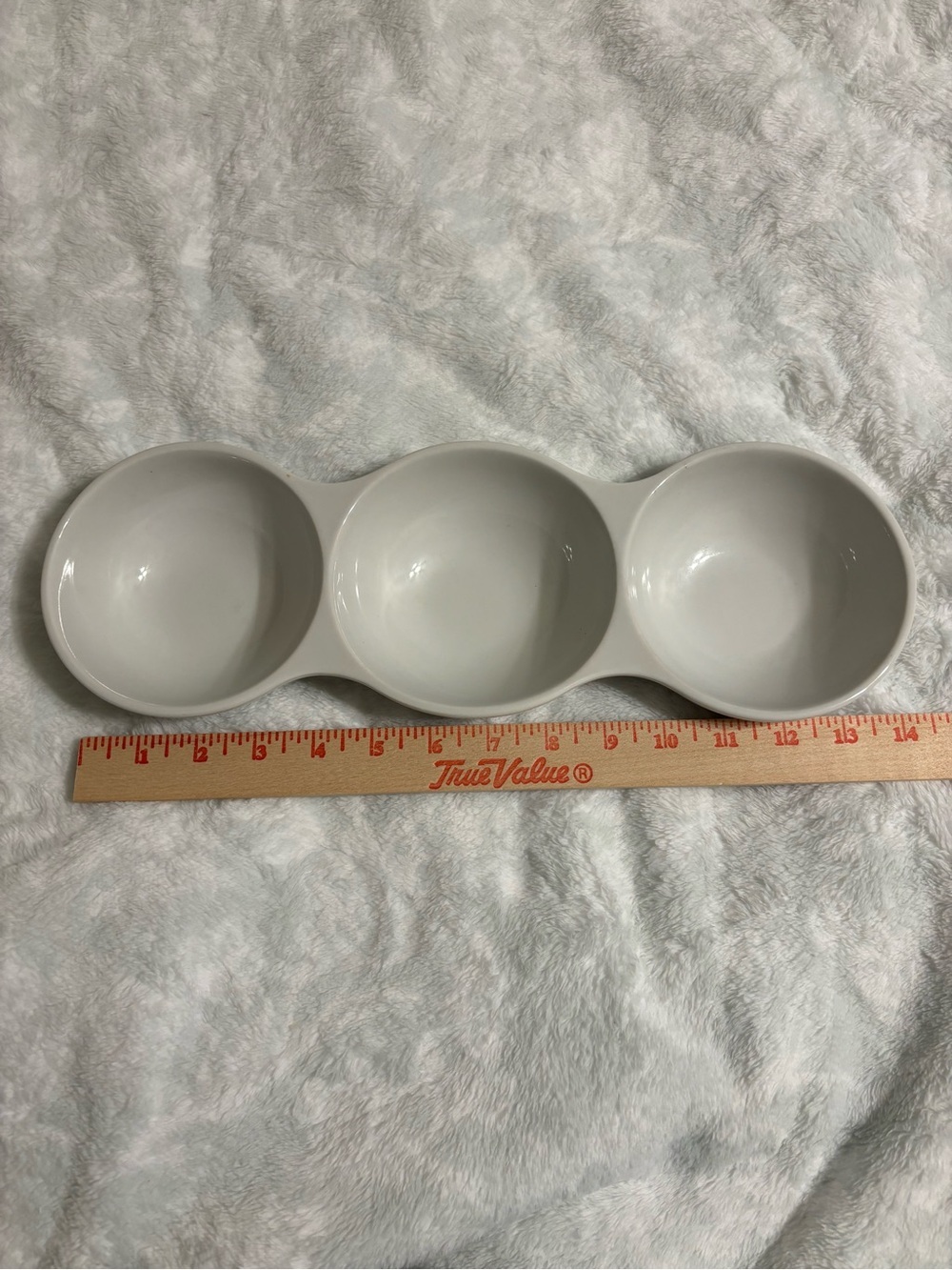 Nanette Lepore 3 Section Serving Dish Porcelain Appetizer Tray